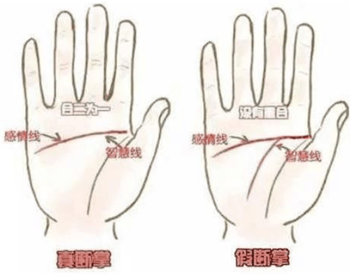 男孩断掌纹的命运 不同情况分析